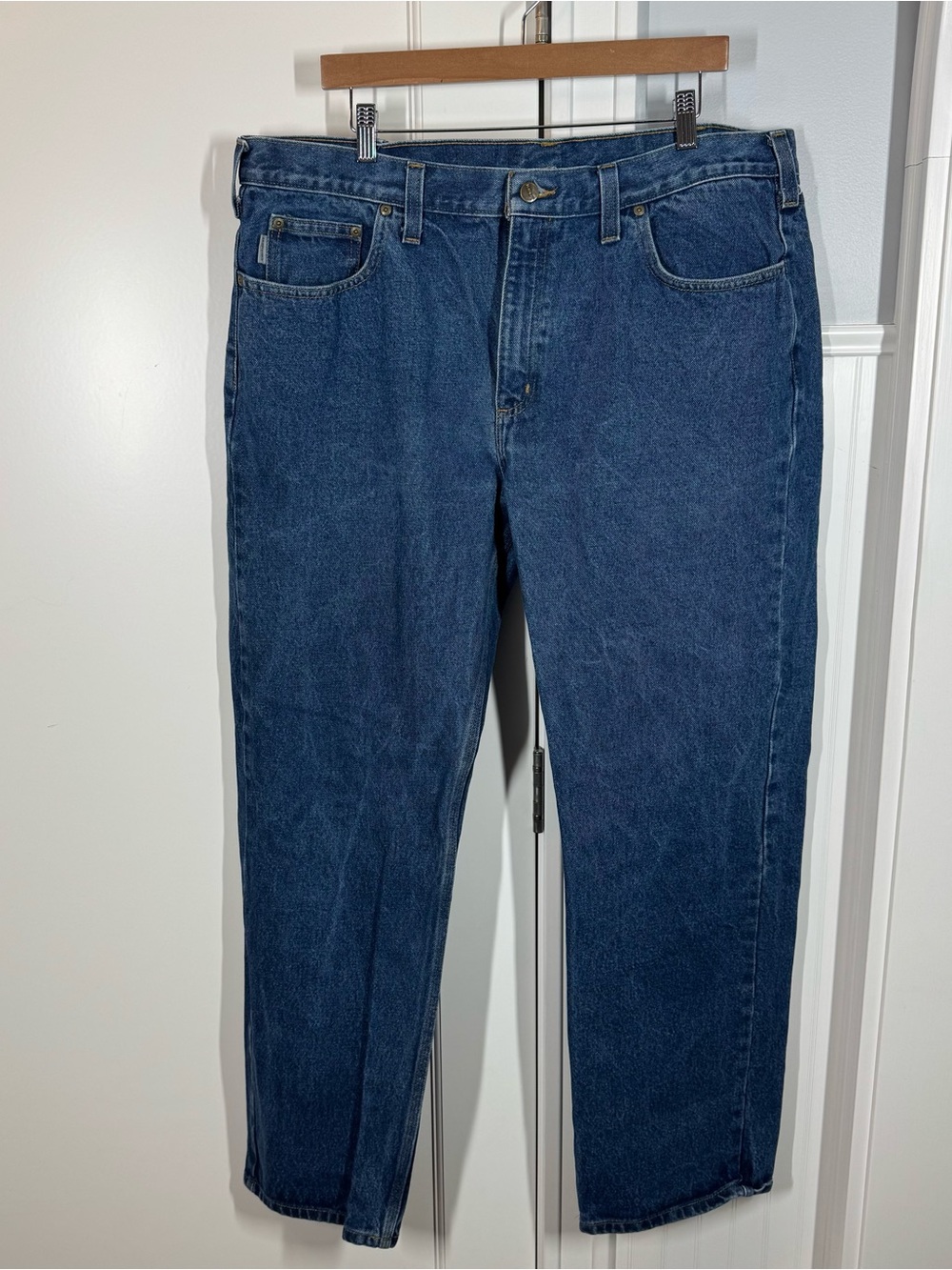 Carhartt Mens Size 40x32‎ Denim Relaxed Fit Classic Jeans